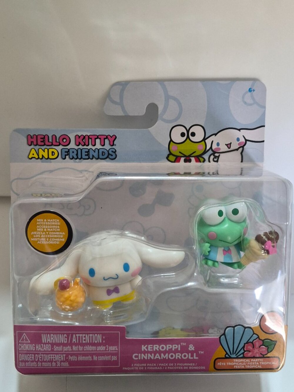 Sanrio Hello Kitty and Friends Series 3 Tropical Party Cinnamoroll Keroppi